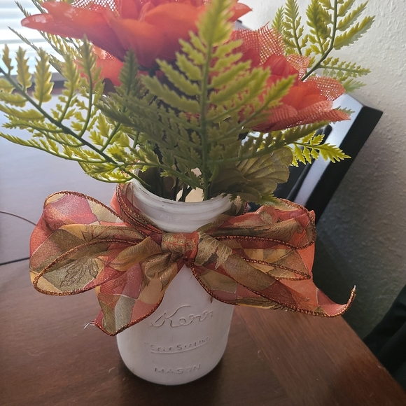 Rustic fall mason jar - Picture 3 of 3